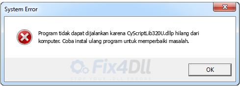 CyScriptLib320U.dll tidak ada