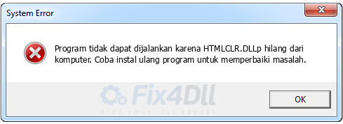 HTMLCLR.DLL tidak ada