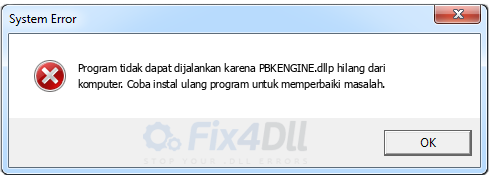 PBKENGINE.dll tidak ada