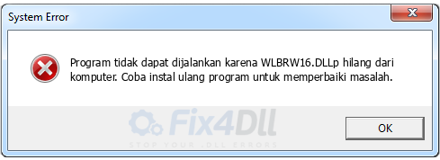 WLBRW16.DLL tidak ada