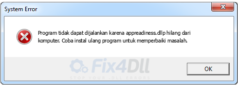 appreadiness.dll tidak ada