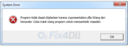 crppresentation.dll tidak ada