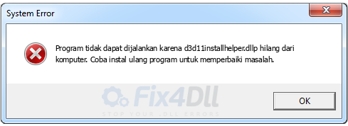 d3d11installhelper.dll tidak ada