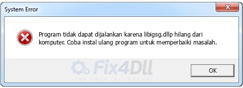 libigsg.dll tidak ada